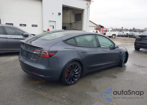 2023 Tesla Model 3 Performance Dual Motor All-Wheel Drive from USA, damaged, VIN 5YJ3E1EC0PF488692
